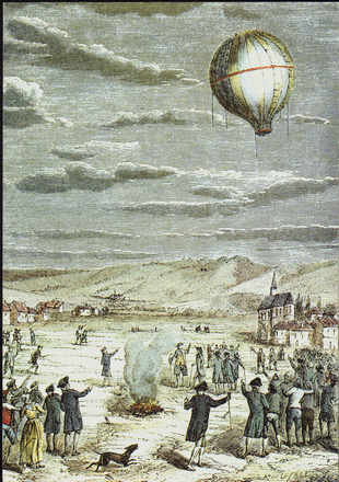 21 novembre 1783 - Premier vol habité en montgolfière 