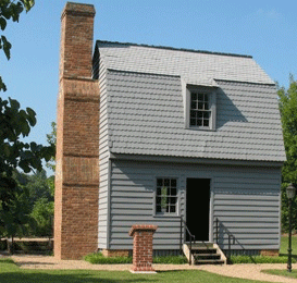 Andrew Johnson birthplace replica