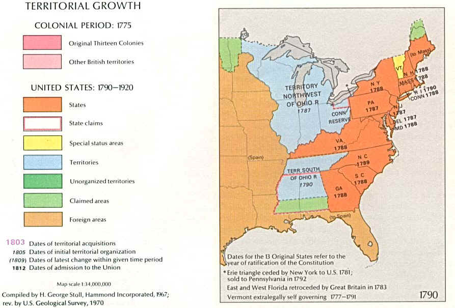 US Northwesr Territory 1790